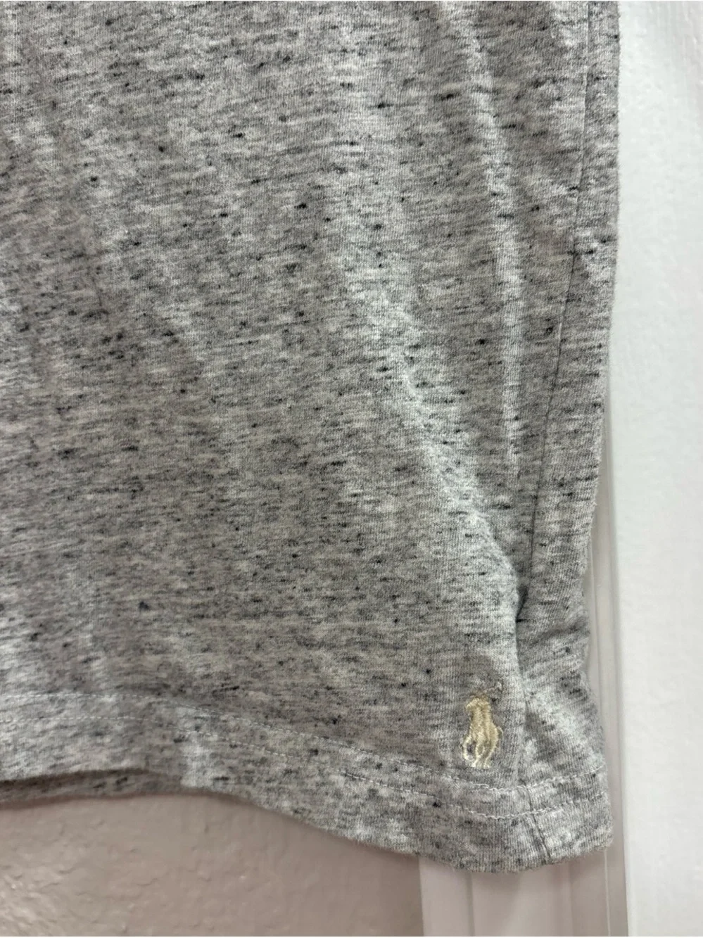 Polo by Ralph Lauren Heather Gray & Cream Henley Top